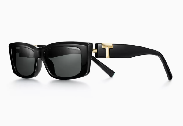 Tiffany Gold-plated Metal with Gray Gradient Lenses